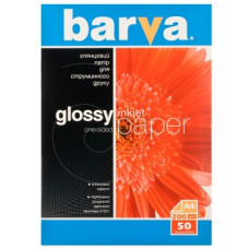 Фотопапір глянцевий А4 200 г/м2, 50л BARVA Original