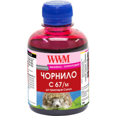 Чорнило WWM для Canon IPF-107M 200г Magenta Водорозчинні (C67 / M)