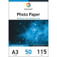 Самоклеючийся глянцевий фотопапір Galaxy А3, 115g, 50л (GAL-A3SAMHG115-50)