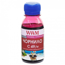 Чорнило WWM для Canon G1400, G2400, G3400, GI - 490M Magenta, 100г водорозчинні